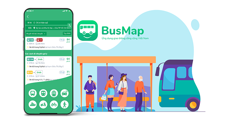 BusMap public transport app